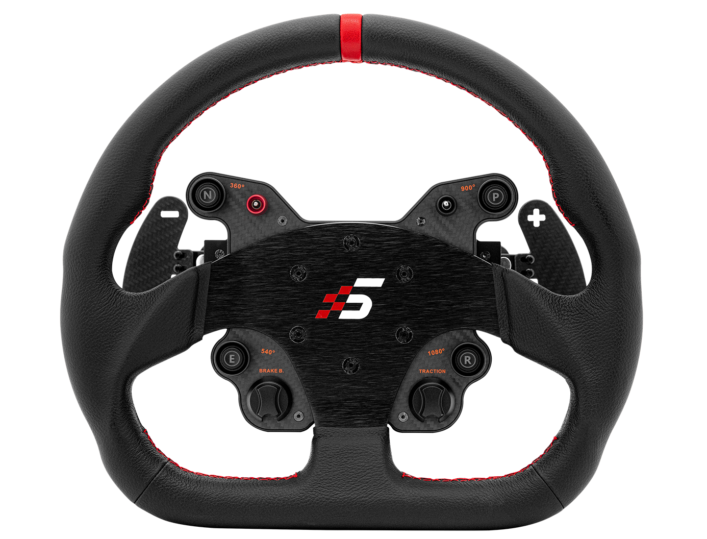 Simagic GT1 D Shaped Wheel with Paddle Shift Leather Racing Equipment