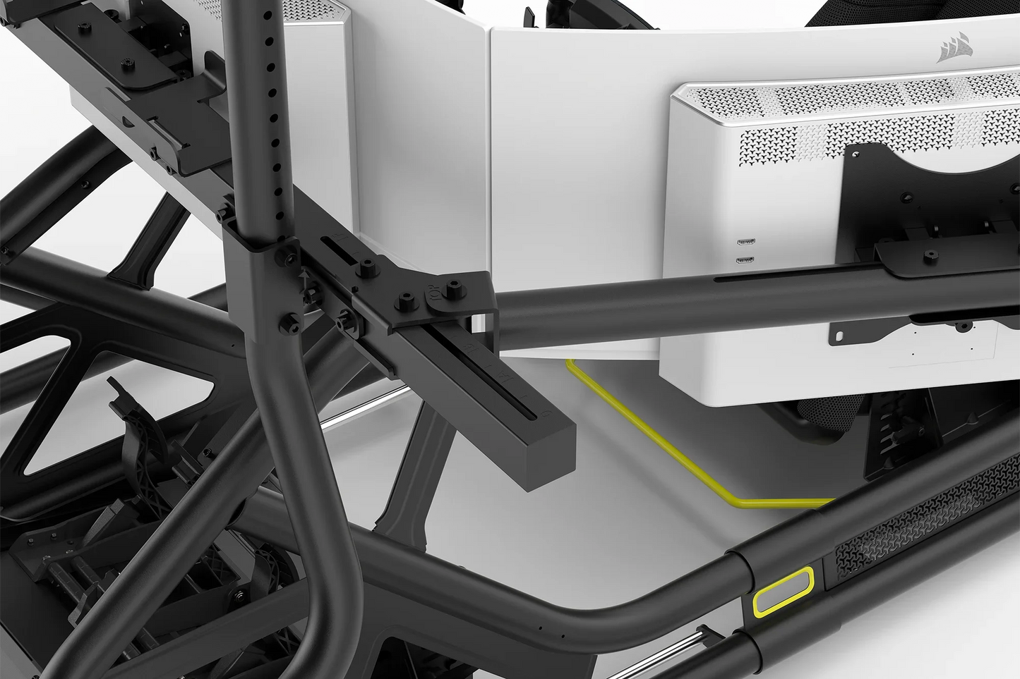 Fanatec GT Cockpit Triple Monitor Expansion Kit (Black)