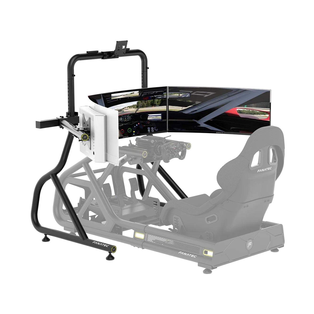 Fanatec GT Cockpit Triple Monitor Expansion Kit (Black)
