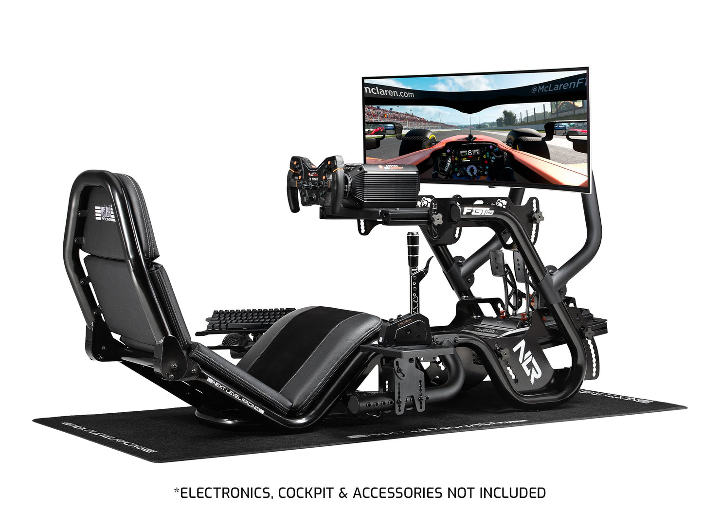Next Level Racing F-GT Pro Direct Keyboard And Mouse Tray Racing Cockpit