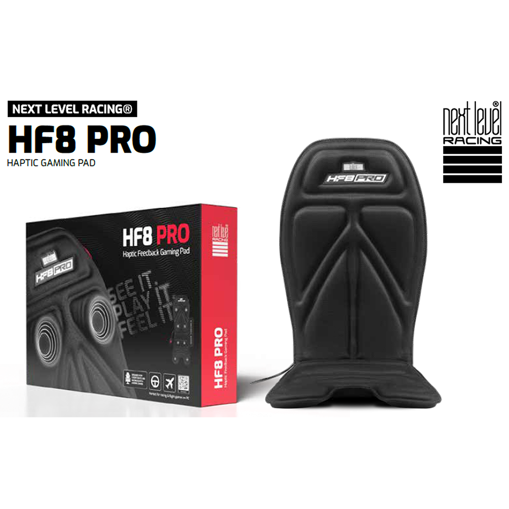 Next Level Racing HF8 PRO - Haptic Feedback Gaming Pad Gaming Tech