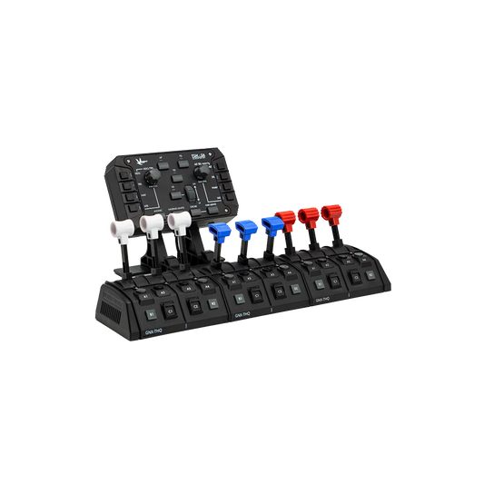 VKB GNX Triple THQ + FSM-GA Combo Flight Simulator