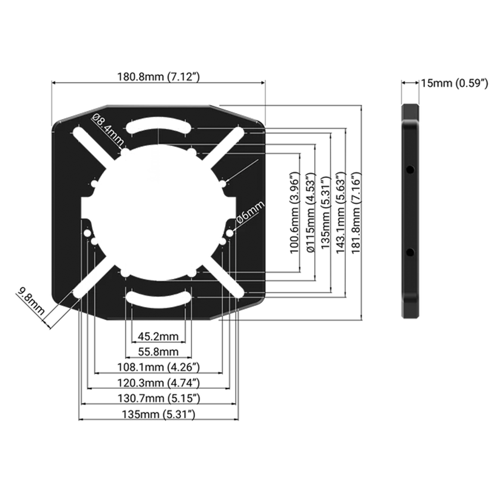 Trak Racer TR-One Universal Direct Fit Wheel Mount Racing Cockpit