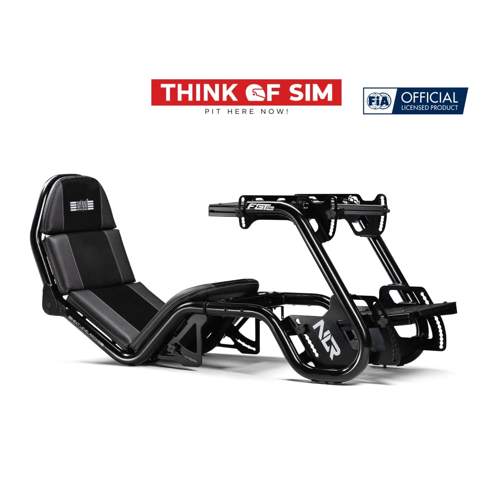 Next Level Racing F-GT Pro Formula and GT Racing Simulator Cockpit Black Racing Cockpit