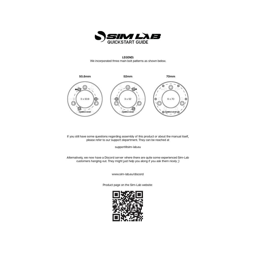 Sim Lab Simucube 2 Adapter Racing Cockpit