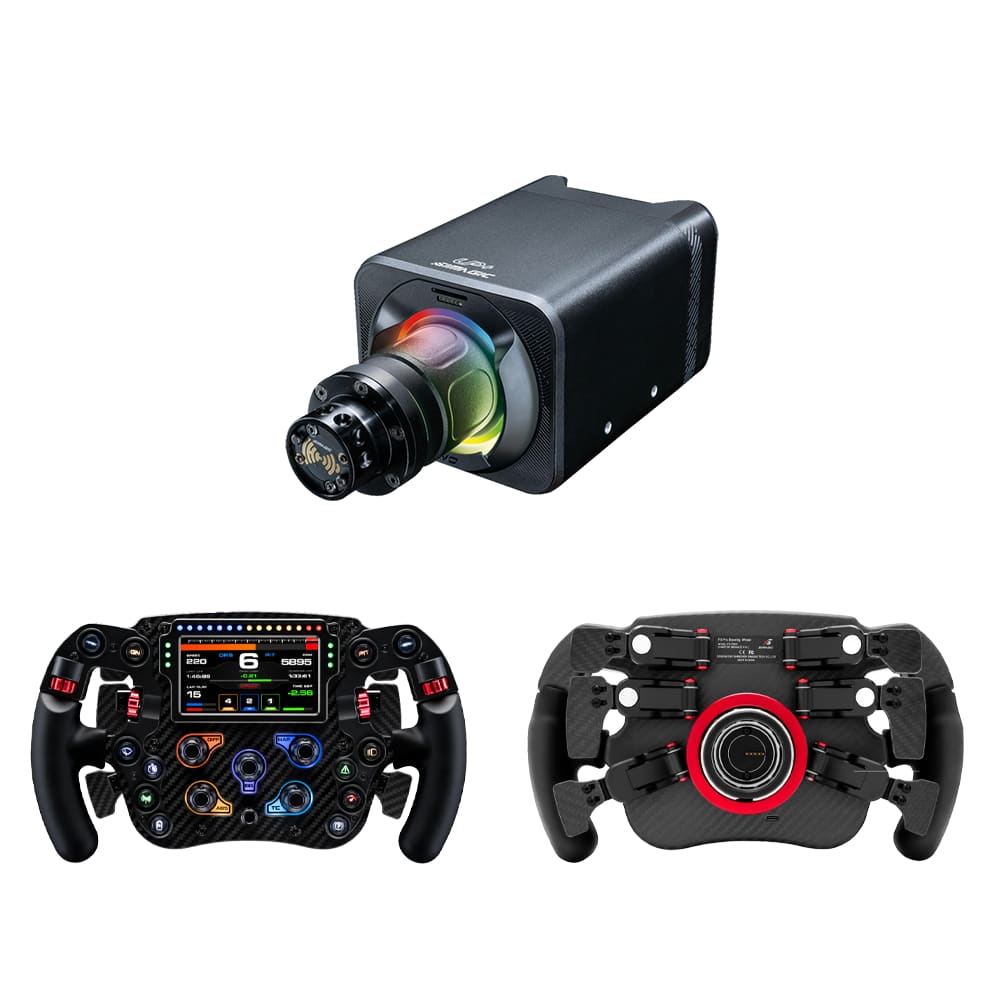 Simagic Alpha EVO Wheel Base – 9Nm / 12Nm / 18Nm Bundle Evo + FX Pro Racing Equipment