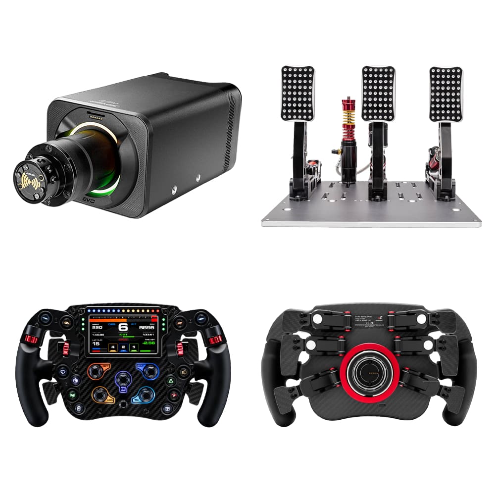 Simagic Alpha EVO Wheel Base – 9Nm / 12Nm / 18Nm Bundle Evo PRO + FX Pro + P2000 100KG Racing Equipment