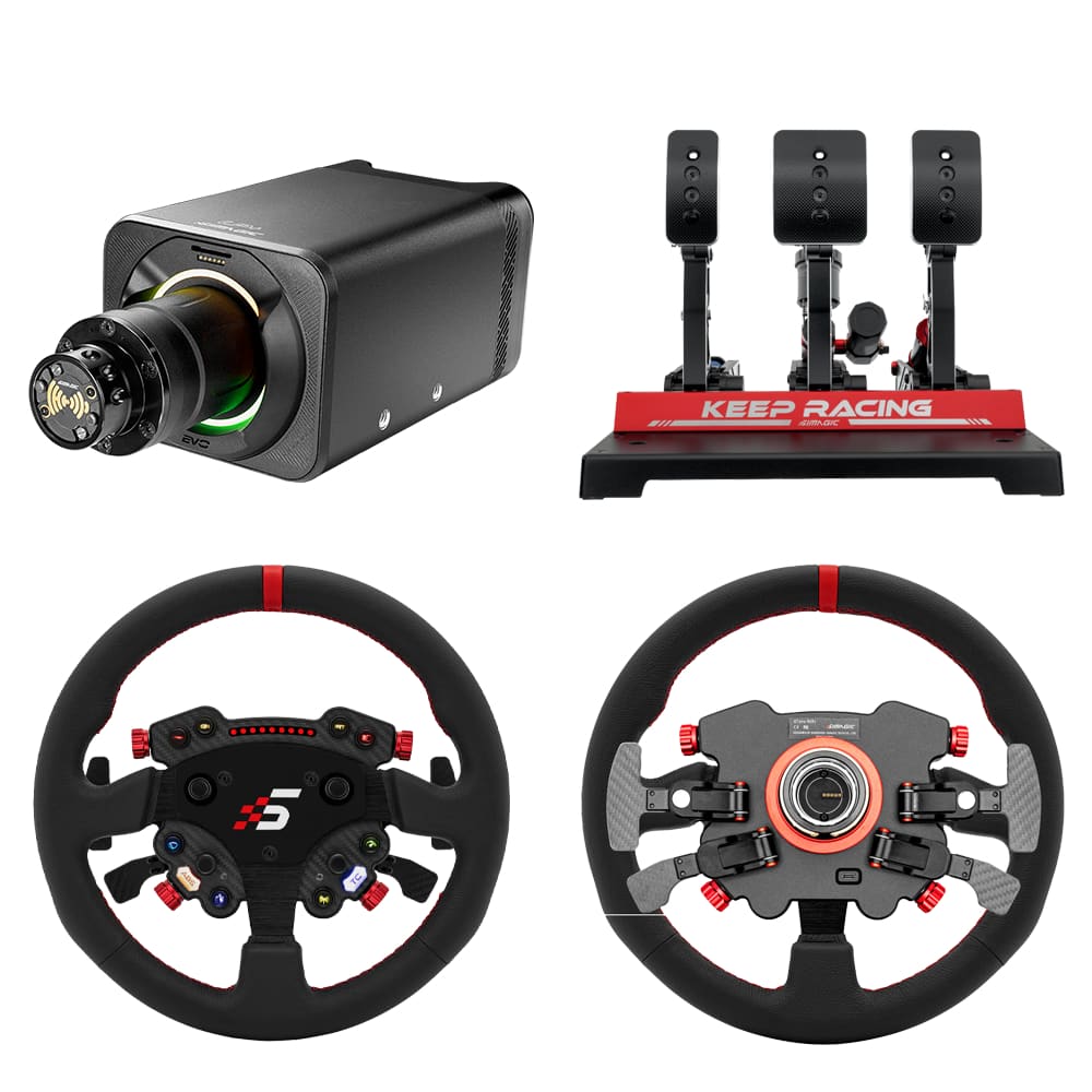 Simagic Alpha EVO Wheel Base – 9Nm / 12Nm / 18Nm Bundle Evo PRO + GT Pro Hub L - P1000RS Racing Equipment