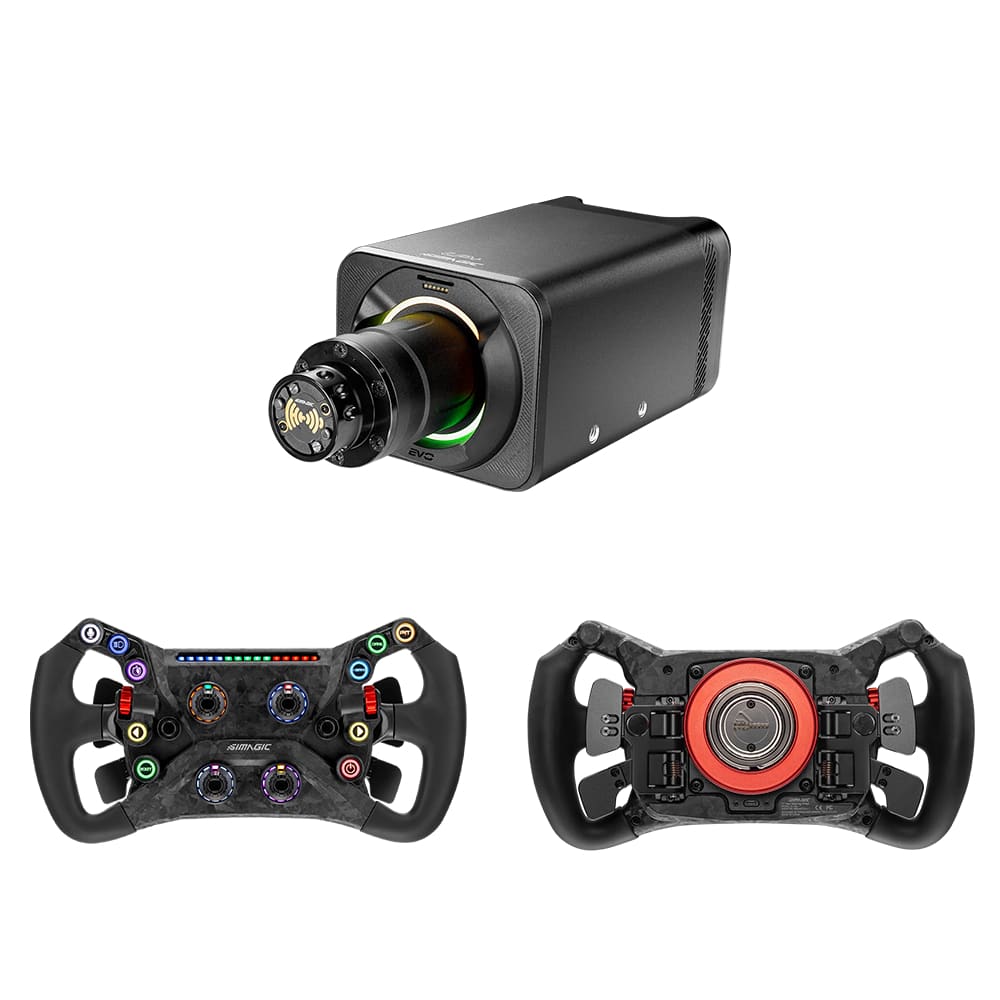 Simagic Alpha EVO Wheel Base – 9Nm / 12Nm / 18Nm Bundle Evo PRO + GT Neo Racing Equipment