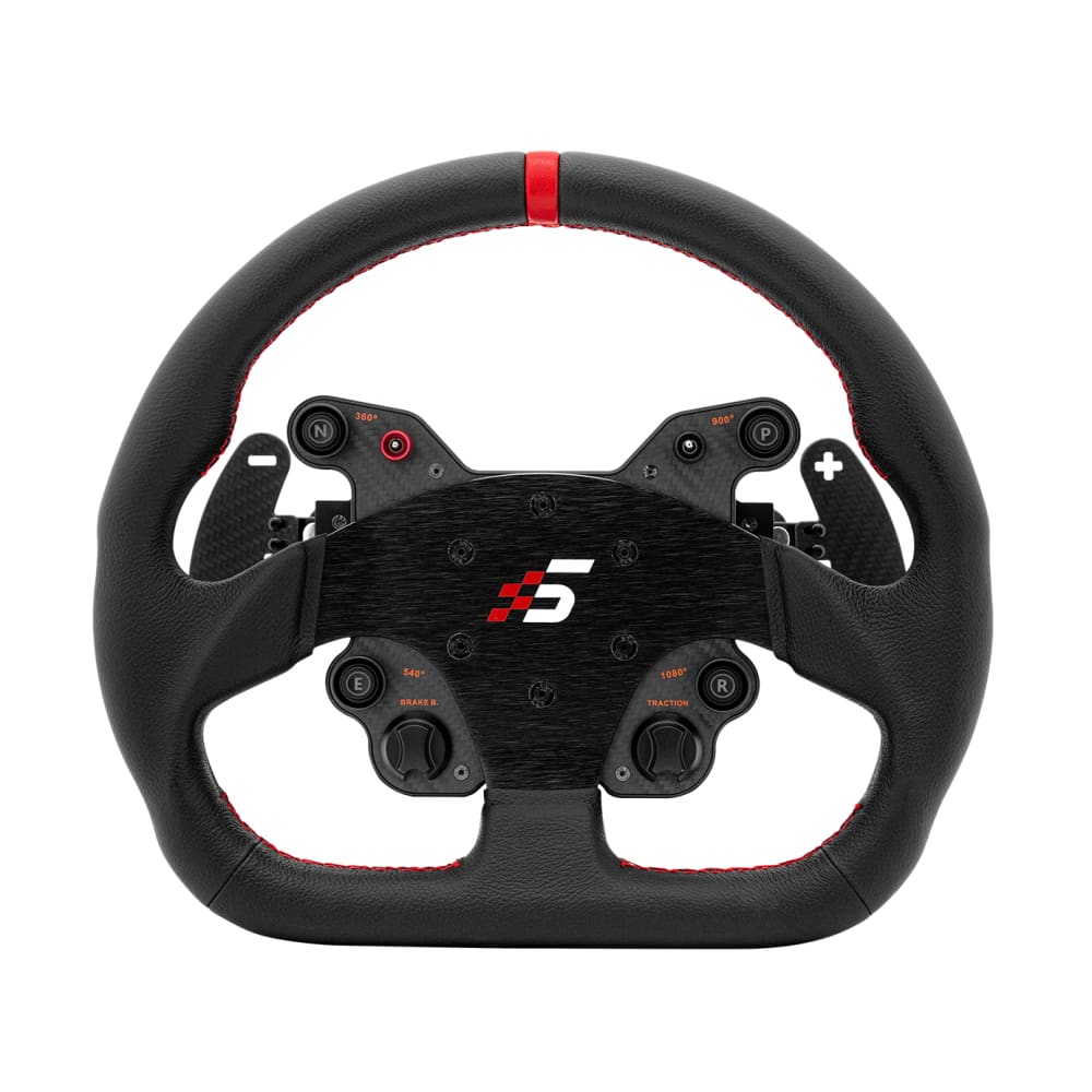 Simagic GT1 D Shaped Wheel with Paddle Shift Leather Racing Equipment