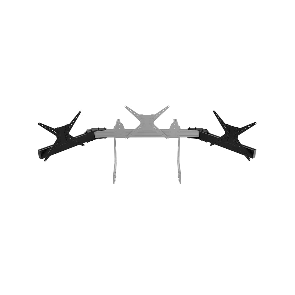 Trak Racer 580mm/22.8’’ Triple Monitor Add-on Arms with VESA Mounts Racing Cockpit
