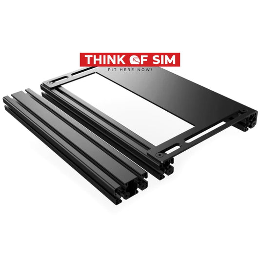 Trak Racer Universal Aluminium Profile Pedal Mount With Heel Plate Racing Cockpit