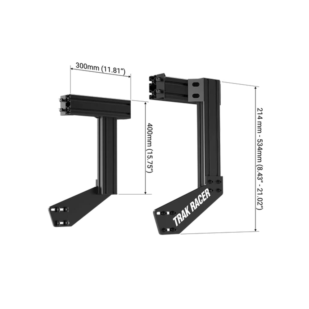 Trak Racer Universal Integrated Monitor Mounts for Aluminium Extrusion Mounting Racing Cockpit