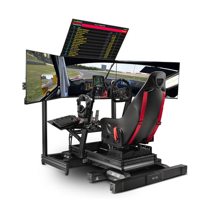 Next Level Racing Elite Freestanding Quad Monitor Stand Carbon Grey
