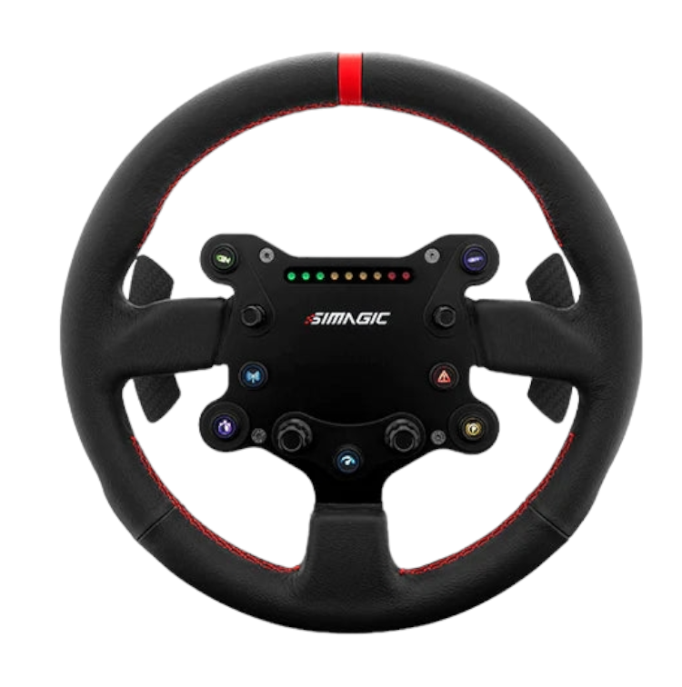 Simagic Gts Round Wheel Leather Racing Equipment
