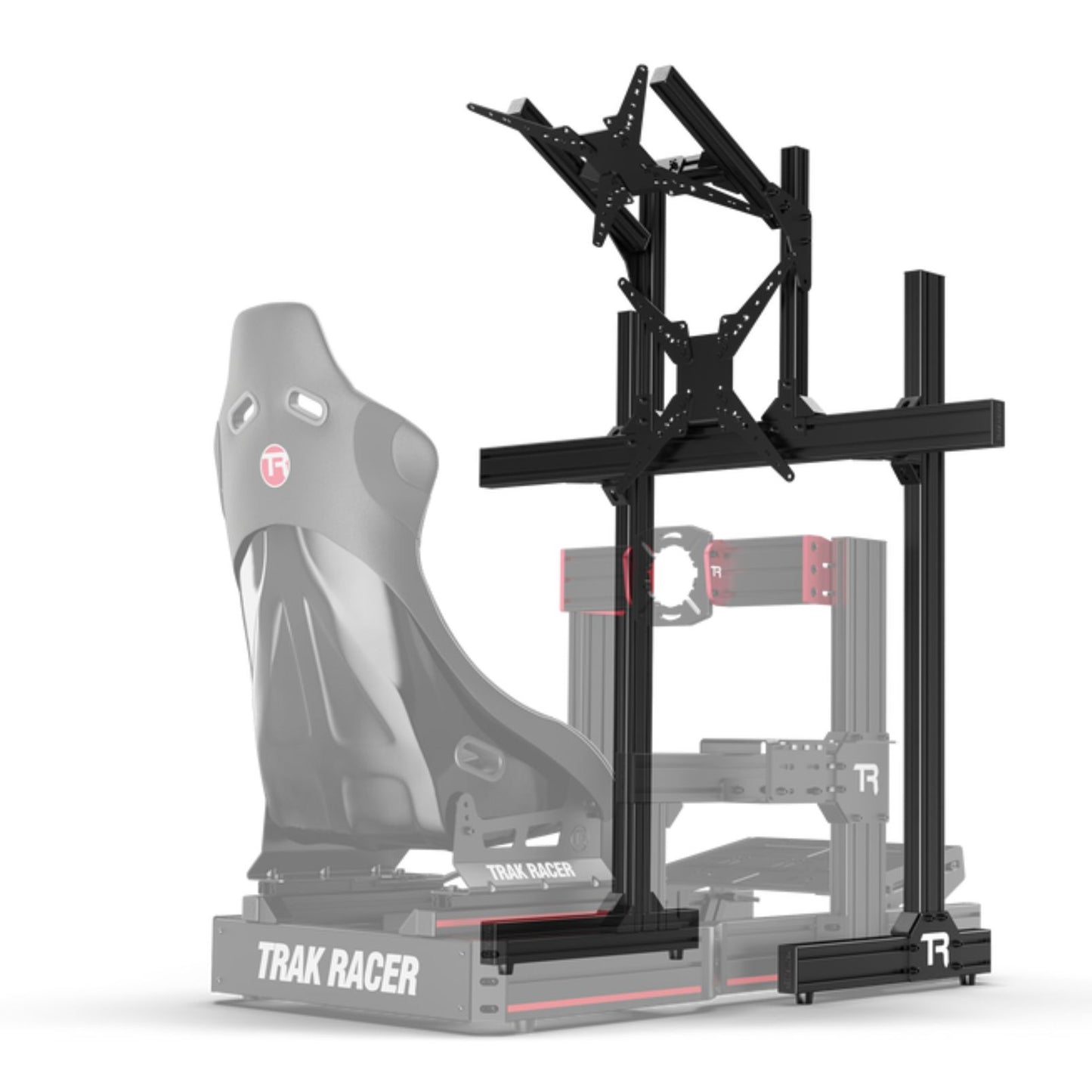 Trak Racer Large Freestanding Dual Monitor Stand - 1200MM