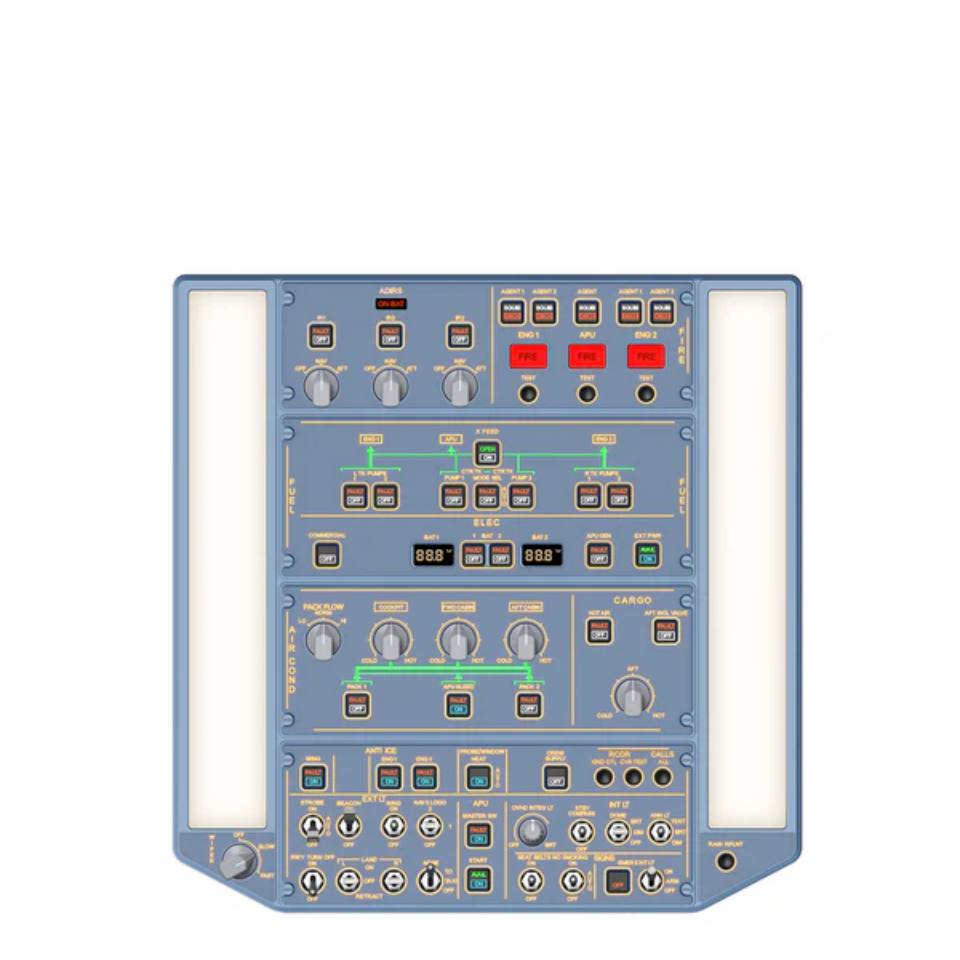 WingFlex A320 OVERHEAD PANEL