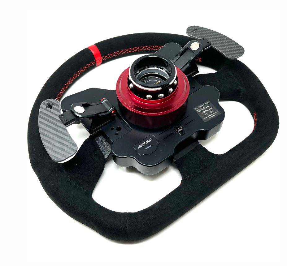 Simagic Gt1 D Shaped Wheel With Paddle Shift Racing Equipment