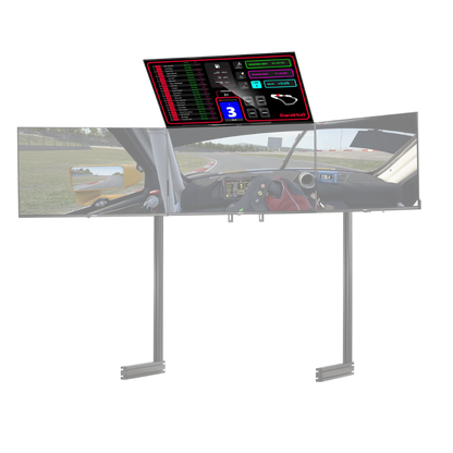 Next Level Racing Elite Free Stanbing Quad Monitor Add-On Black