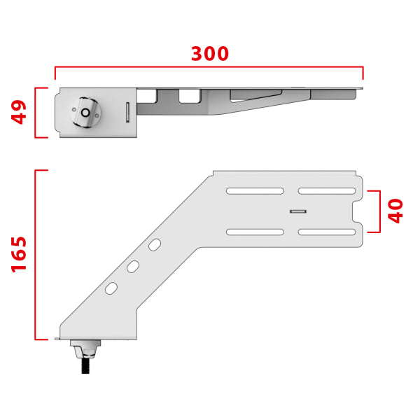 Virpil Collective Base - Control Panel Mount Adapter