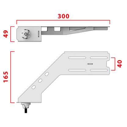 Virpil Collective Base - Control Panel Mount Adapter