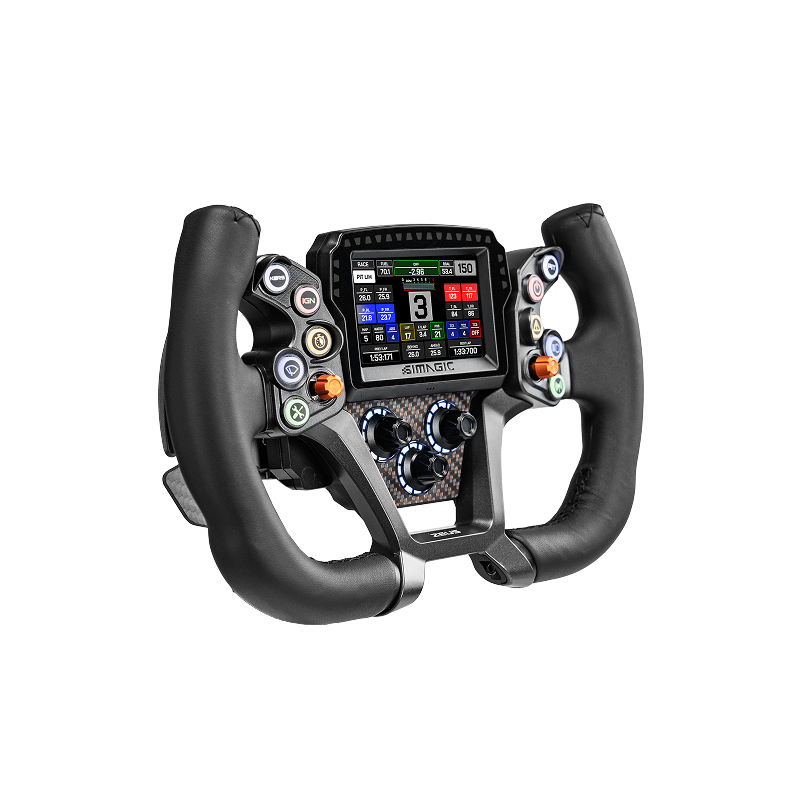 Simagic Zeus GT Steering Wheel (Leather) + Magic dash 4