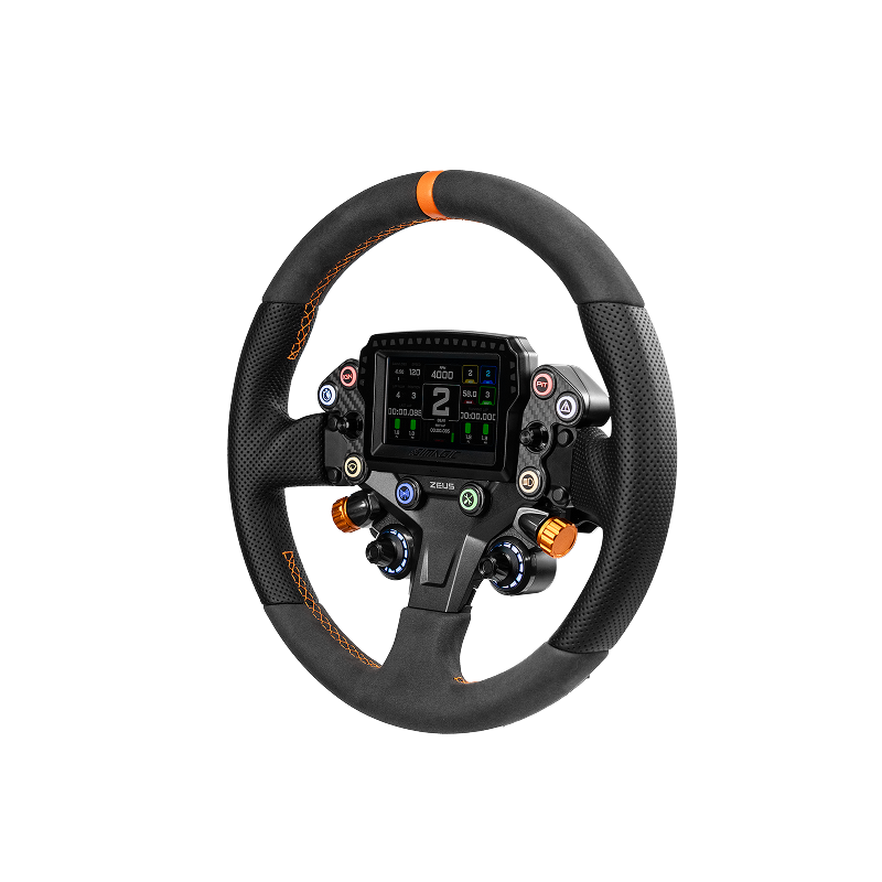 Simagic Zeus Sport Steering Wheel (Leather) + Magic dash 4