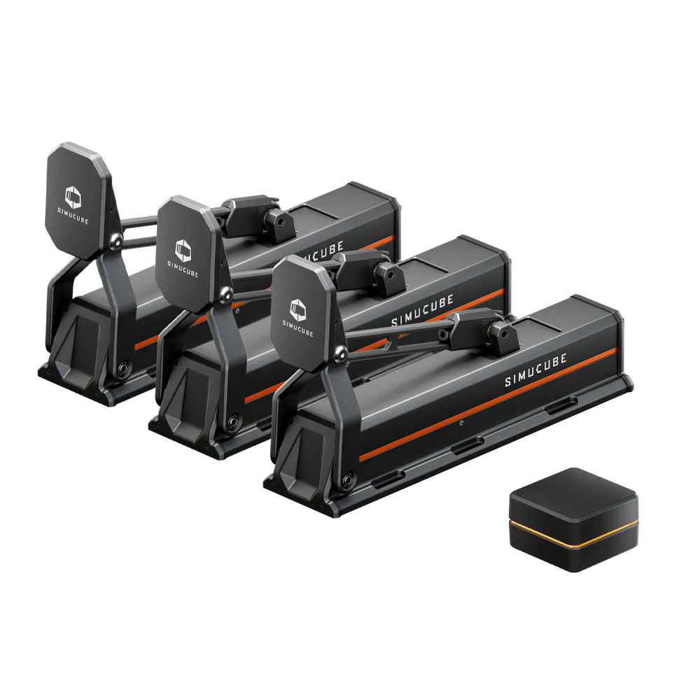 Simucube ActivePedal Pro Bundle ActivePedal Pro Set of 3 + Link Hub + Ethernet Switch Racing Equipment