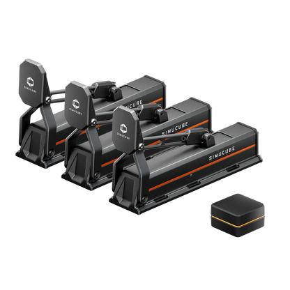 Simucube ActivePedal Pro Bundle ActivePedal Pro Set of 3 + Link Hub + Ethernet Switch Racing Equipment