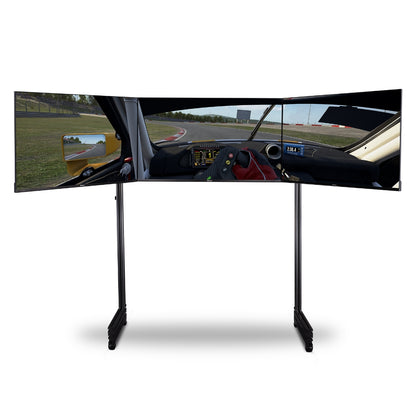 Phần bổ sung màn hình ba màn hình đứng miễn phí Elite Racing cấp độ tiếp theo (Xám carbon)