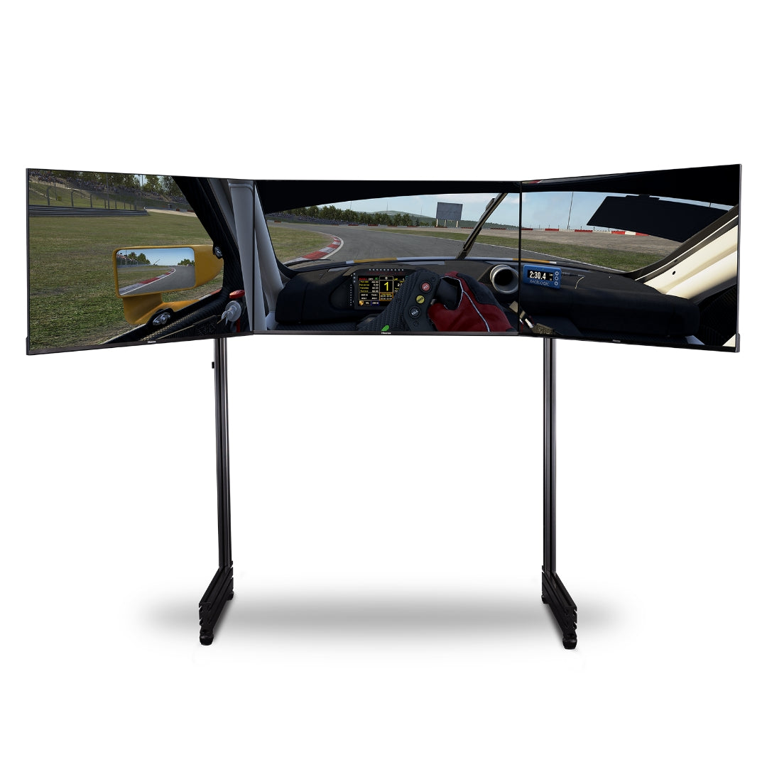 Next Level Racing Elite Free Standing Triple Monitor Add-On (Carbon Grey) Cockpit