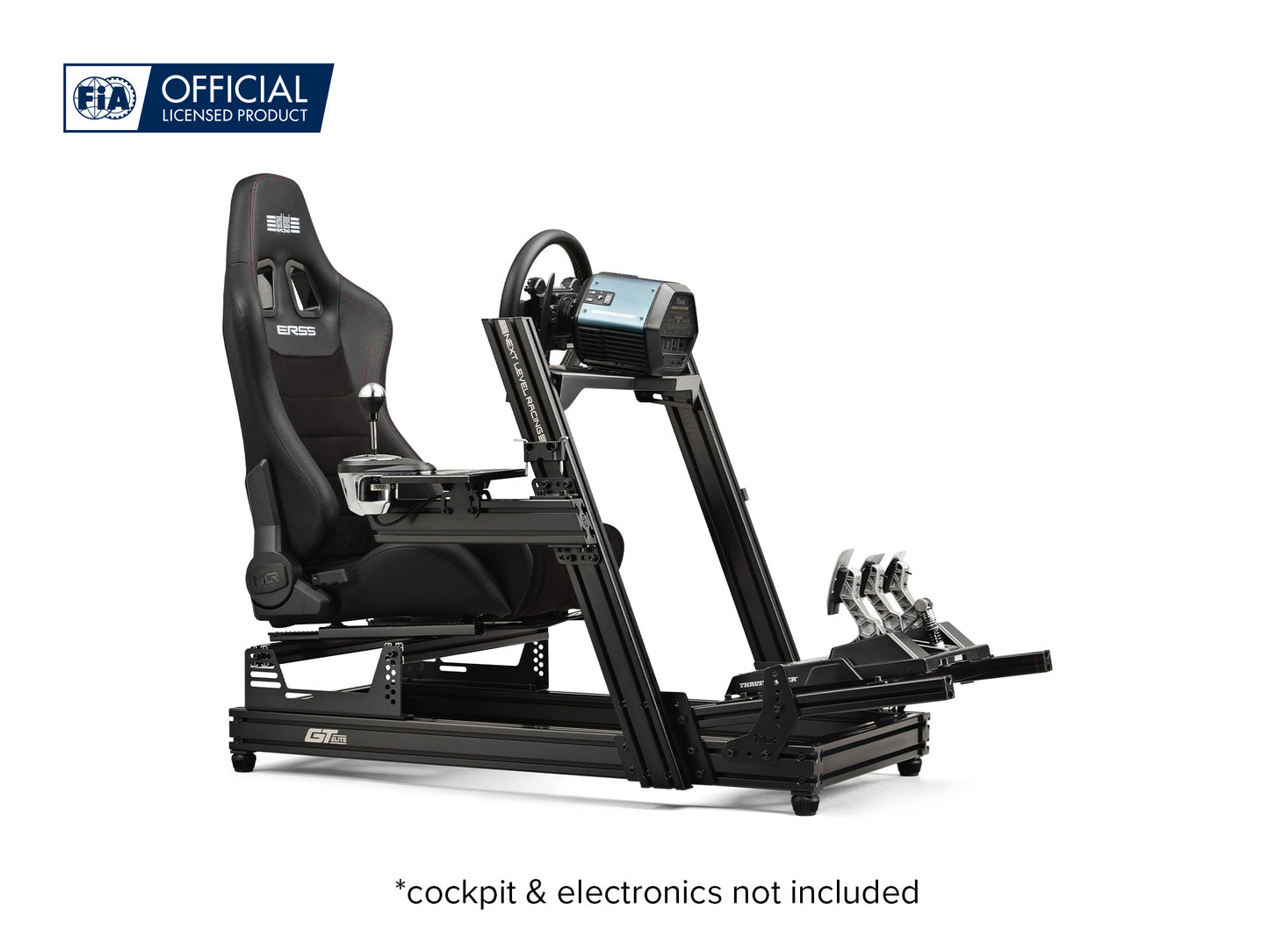 Next Level Racing ERS5 Elite Reclining Seat - PU Leather & Suede Edition