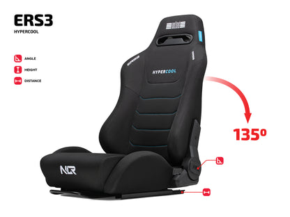 Next Level Racing ERS3 Hypercool Ventilated Sim Racing Seat