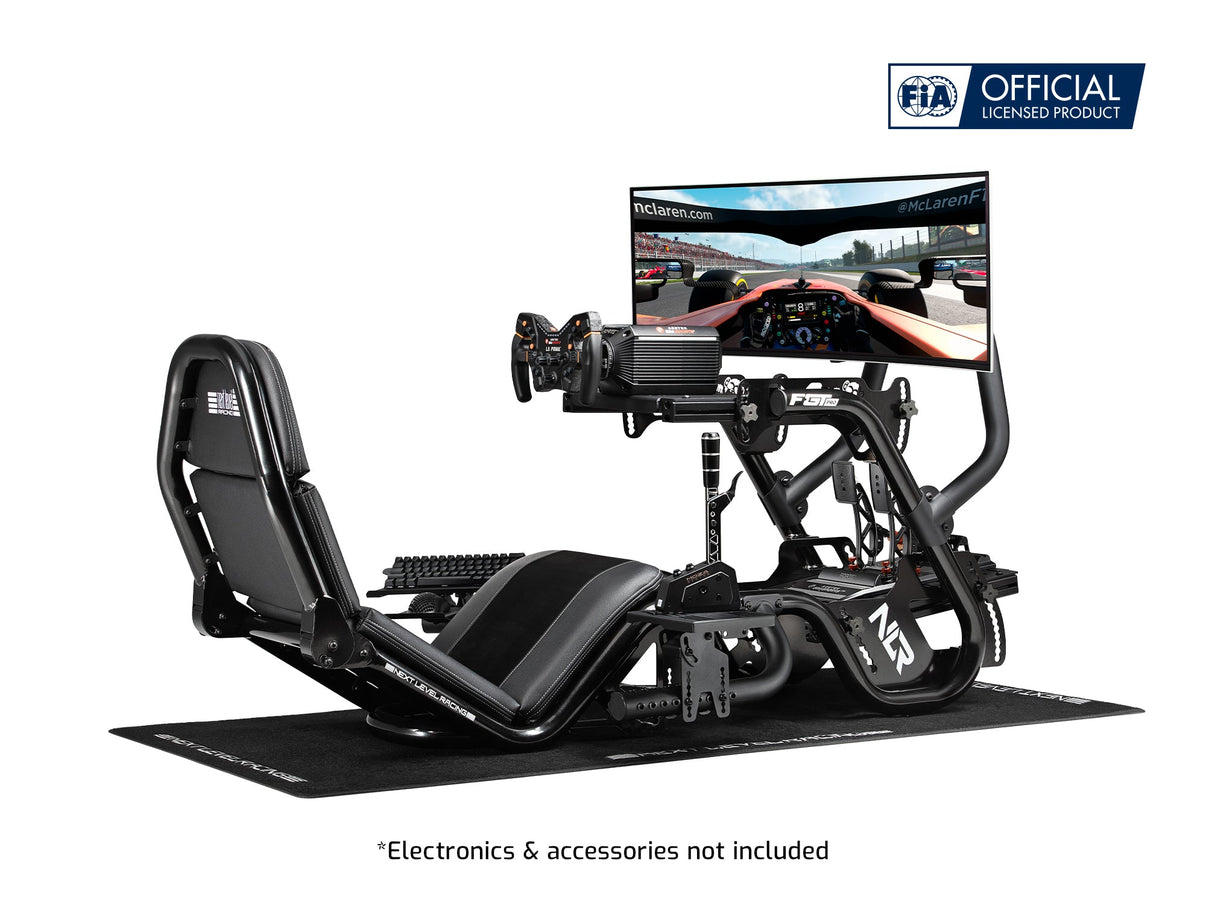 Next Level Racing F-GT Pro Formula and GT Racing Simulator Cockpit (Bl ...
