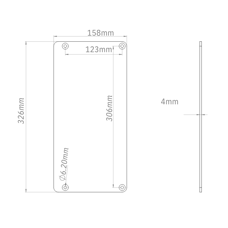 Simagic P2000 Pedal Carbon Fiber Heel Riser Upgrade Racing Equipment