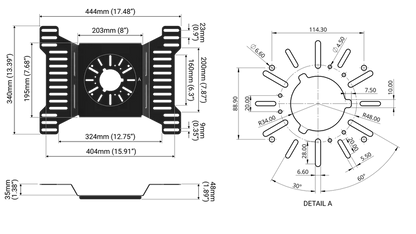 Trak Racer Haptic Bass Shaker Seat Mount Racing Cockpit