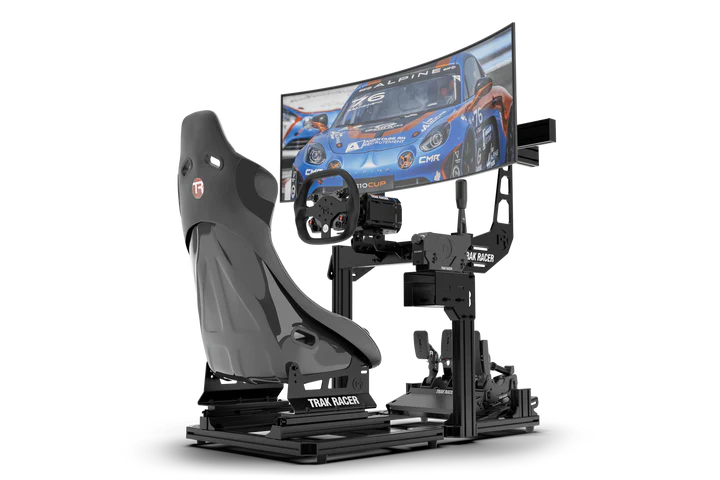 Trak Racer Tr40S Racing Cockpit With Wheel Mount (Black)Without Seat Slider (Tr80-Slider2) &