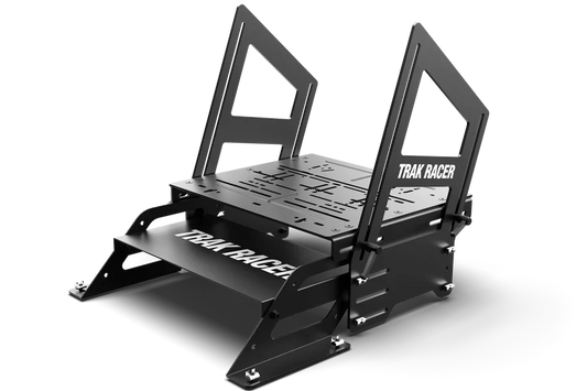 Trak Racer Universal Inverted Formula / GT Hybrid Pedal Bracket System with Pedal Plate and Foot Rest Racing Cockpit