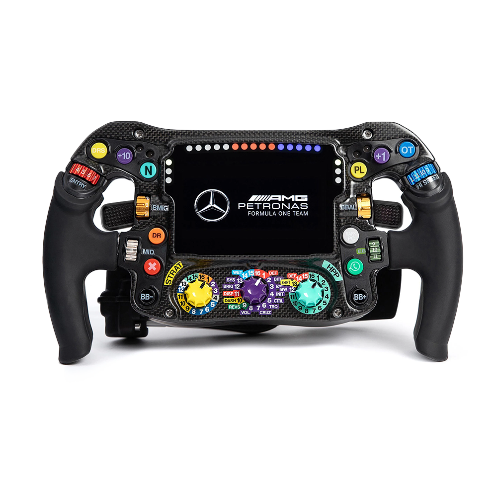 Sim Lab Mercedes-AMG PETRONAS Formula One Sim Racing Steering Wheel (2024) Racing Equipment