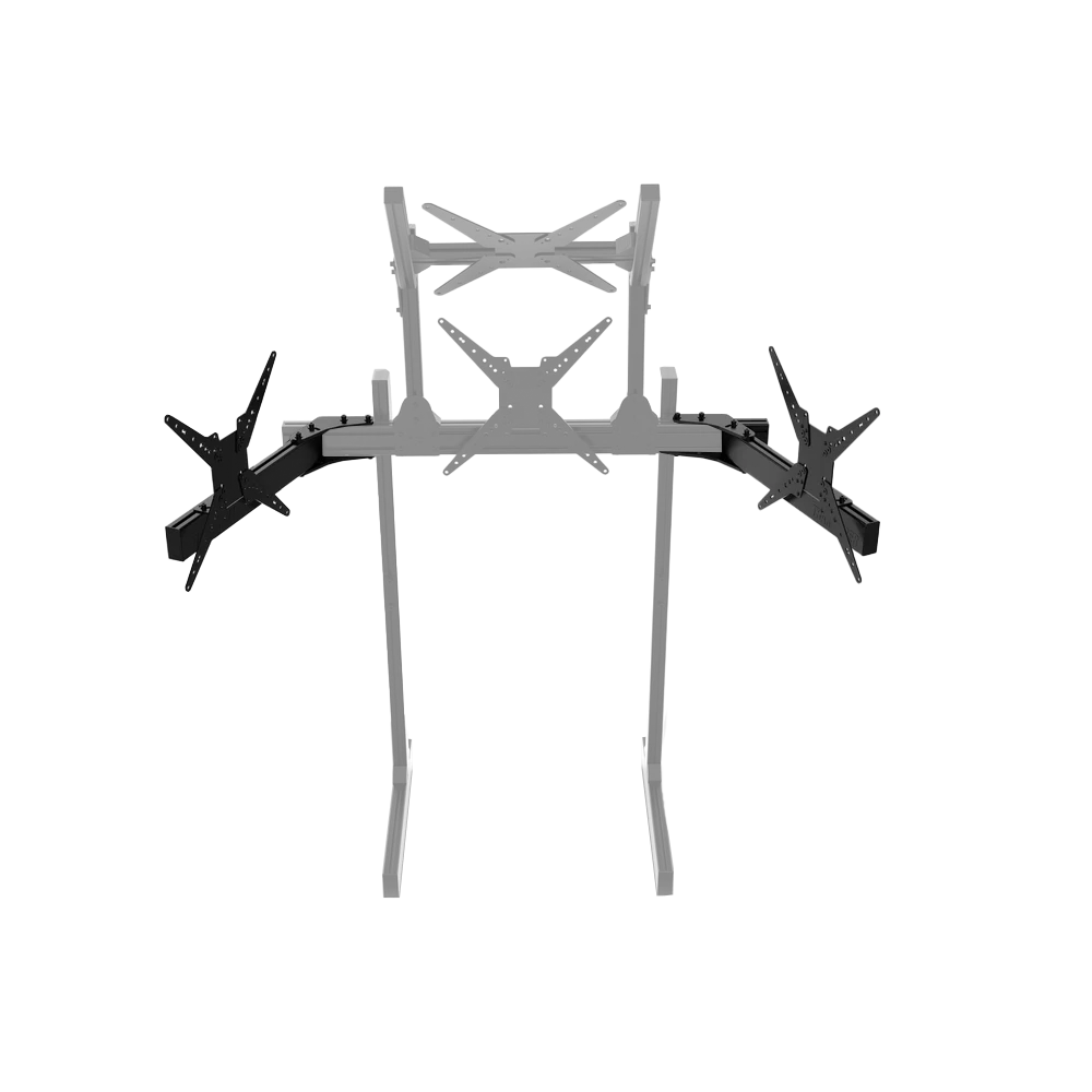 Trak Racer 580mm/22.8’’ Triple Monitor Add-on Arms with VESA Mounts Racing Cockpit