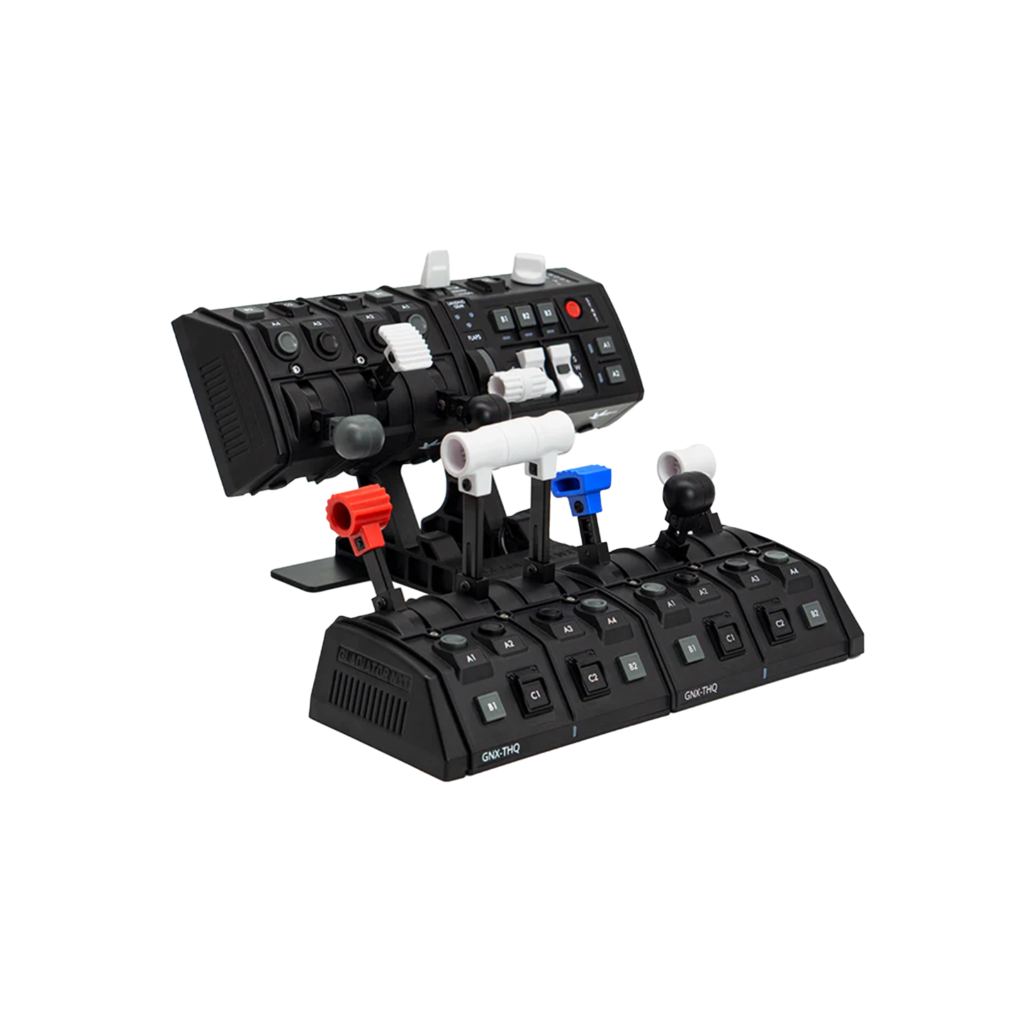 VKB GNX Dual THQ + THQ-V + SEM-V Combo Flight Simulator