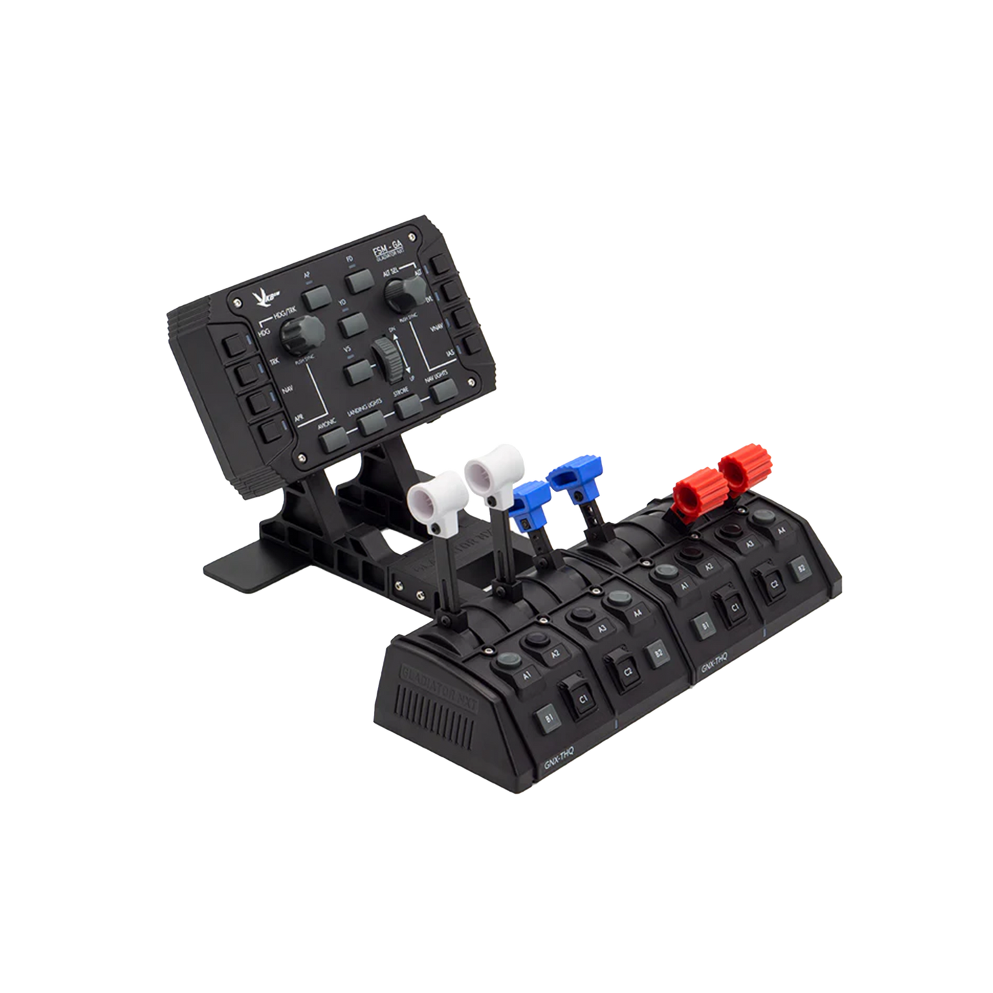 VKB GNX Dual THQ + FSM-GA Combo Flight Simulator