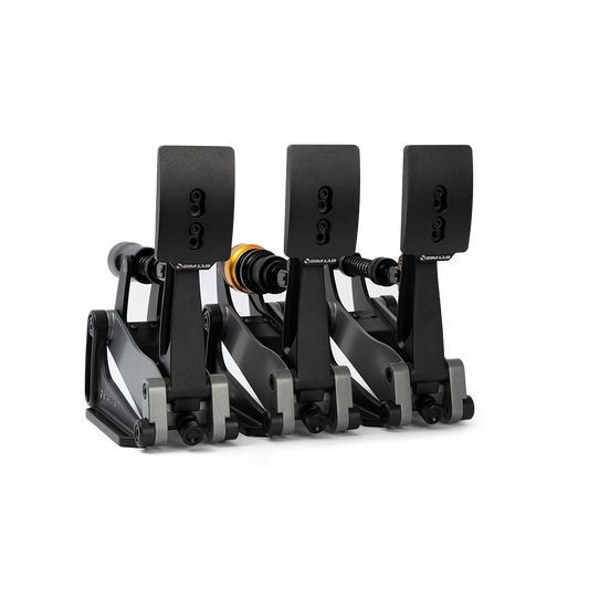 Sim Lab Pedal Set XP1 Loadcell Throttle + Brake + Clutch (Black Edition) Racing Equipment