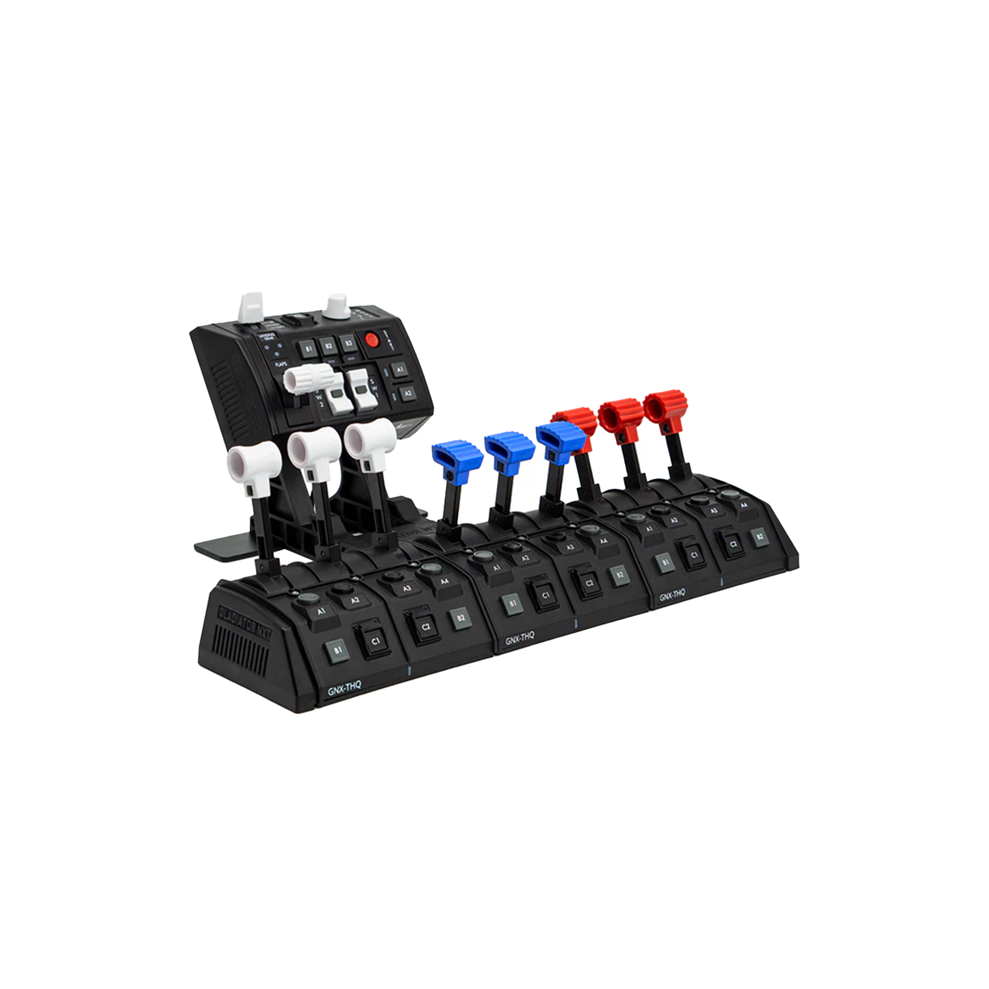 VKB GNX Triple THQ + SEM-V Combo Flight Simulator