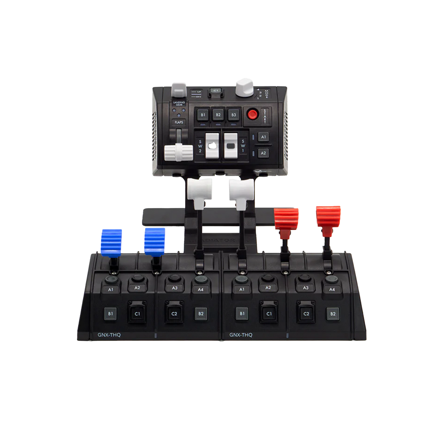 VKB GNX Dual THQ + SEM-V Combo Flight Simulator