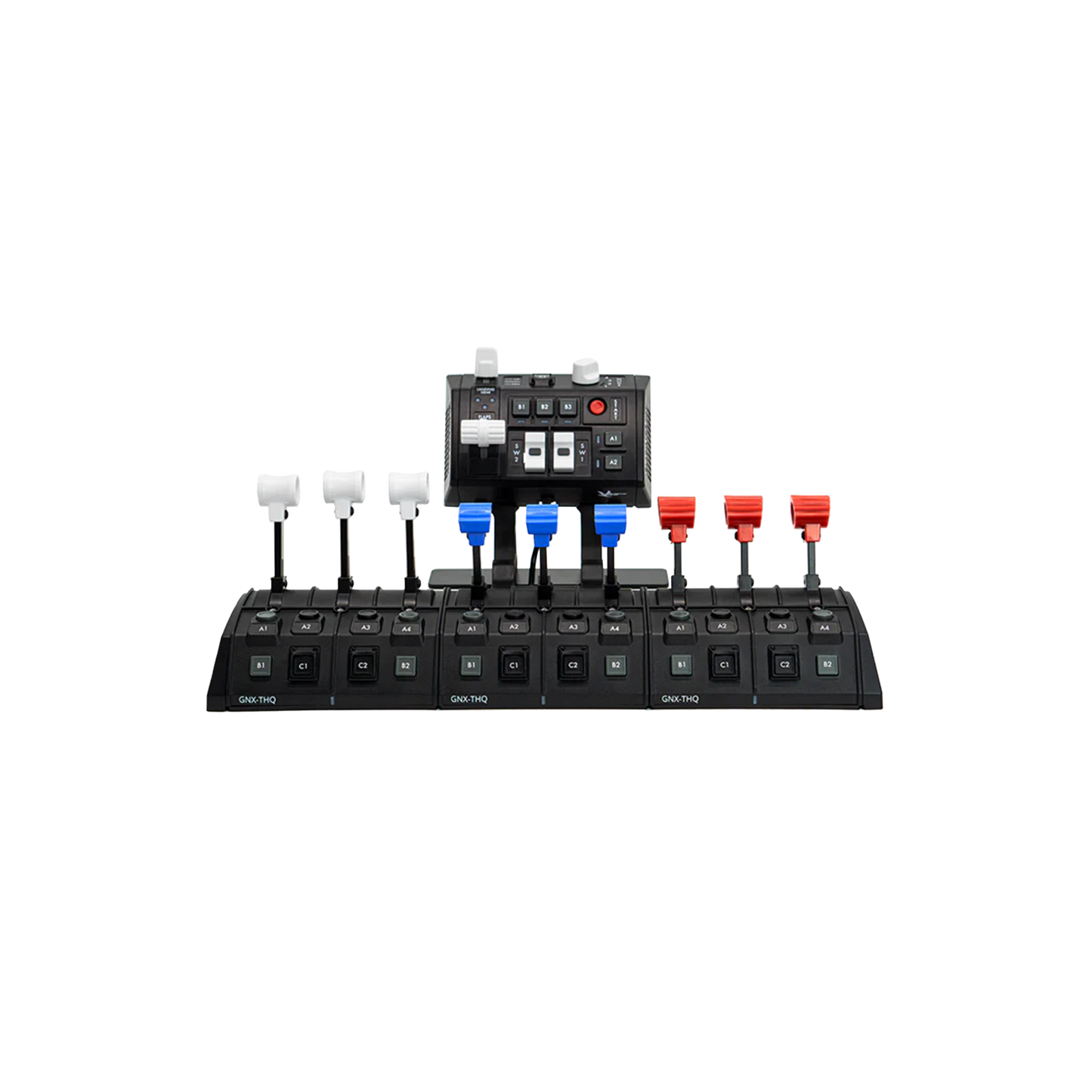 VKB GNX Triple THQ + SEM-V Combo Flight Simulator