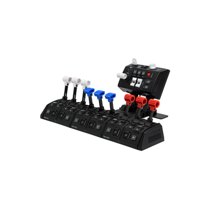 VKB GNX Triple THQ + SEM-V Combo Flight Simulator