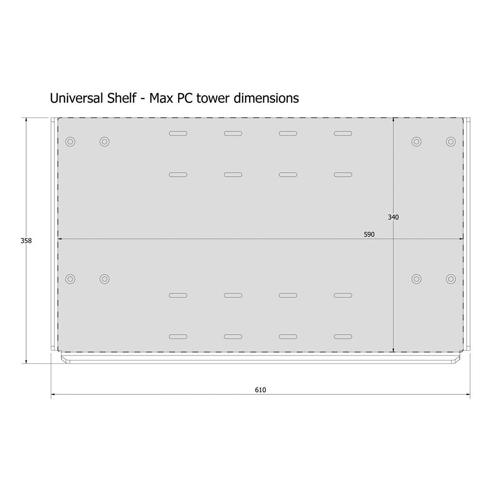 Sim Lab Sim Shelf Universal Racing Cockpit