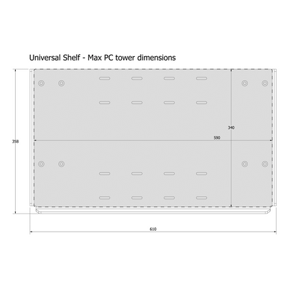 Sim Lab Sim Shelf Universal Racing Cockpit