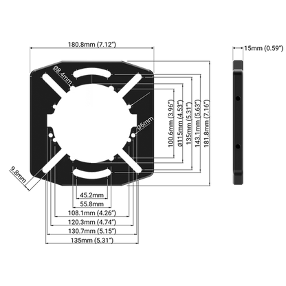 Trak Racer TR-One Universal Direct Fit Wheel Mount Racing Cockpit
